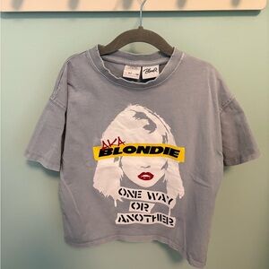 Zara Blondie Graphic Tee in Gray